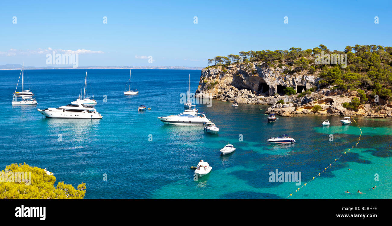 Cala Portals Vells, Menorca, Balearen, Spanien Stockfoto