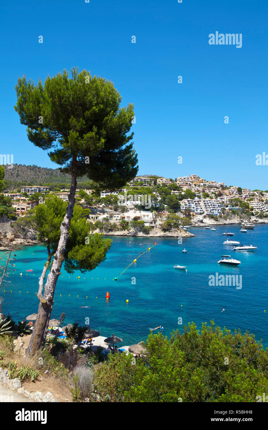 Cala Fornells, Mallorca, Balearen, Spanien Stockfoto