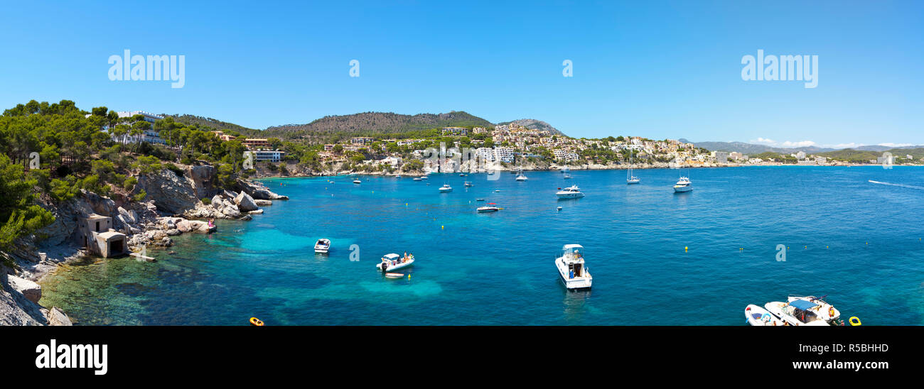 Cala Fornells, Mallorca, Balearen, Spanien Stockfoto