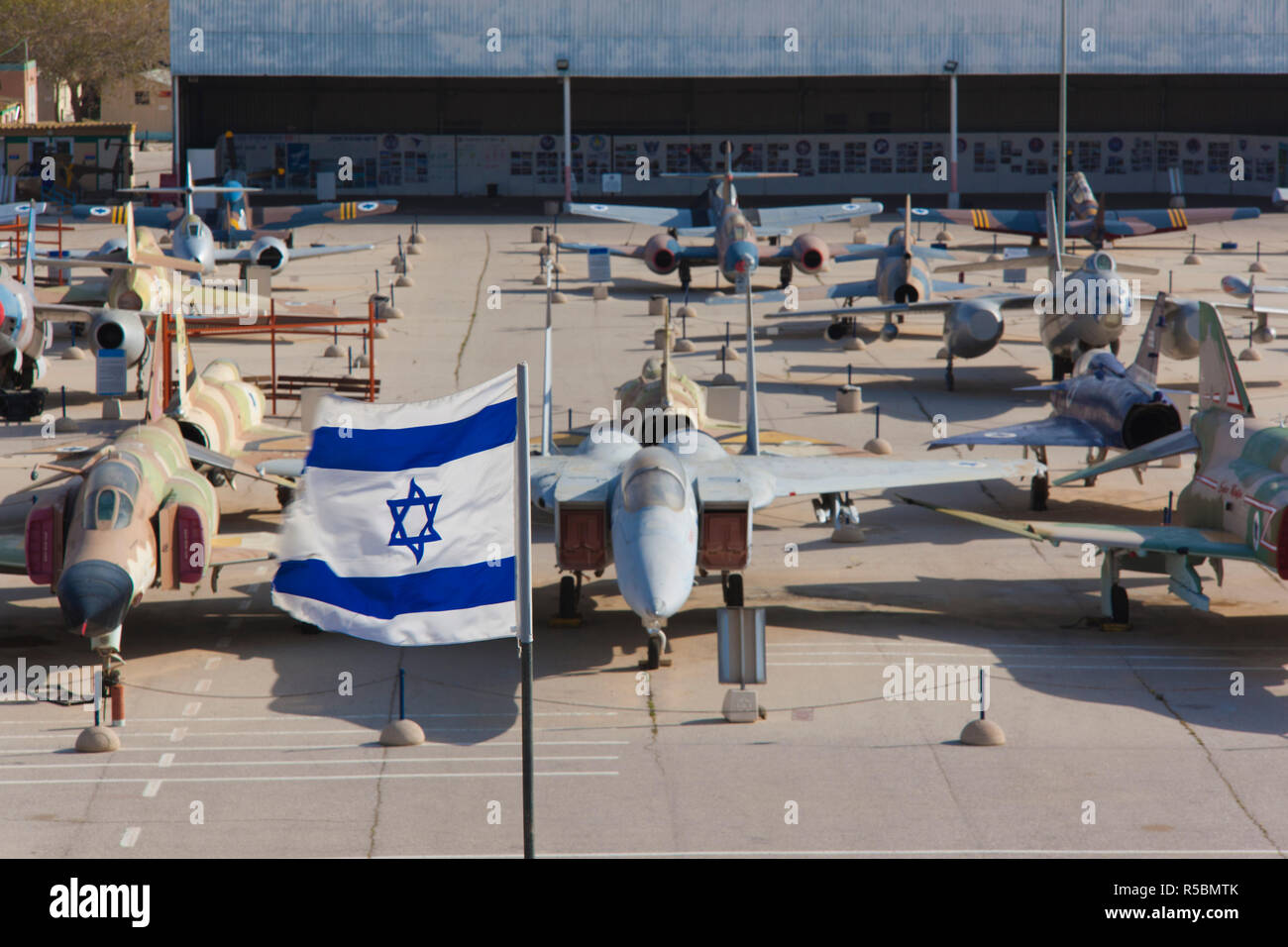 Israel, The Negev werden-er Sheva, Israeli Air Force Museum, Hatzerim Israeli Air Force base Stockfoto