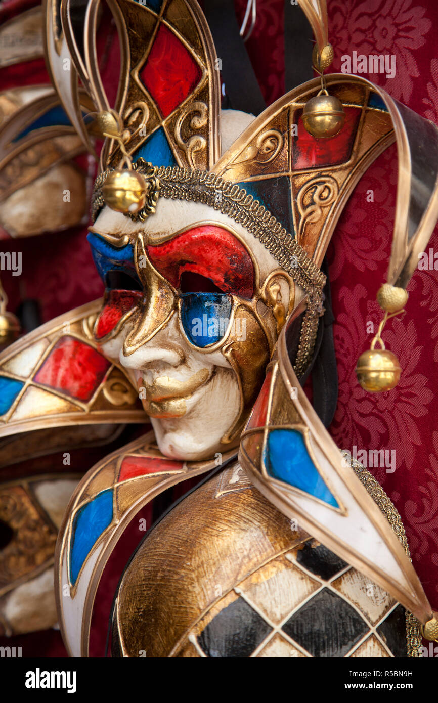 Karnevalsmaske, Venedig, Italien Stockfoto