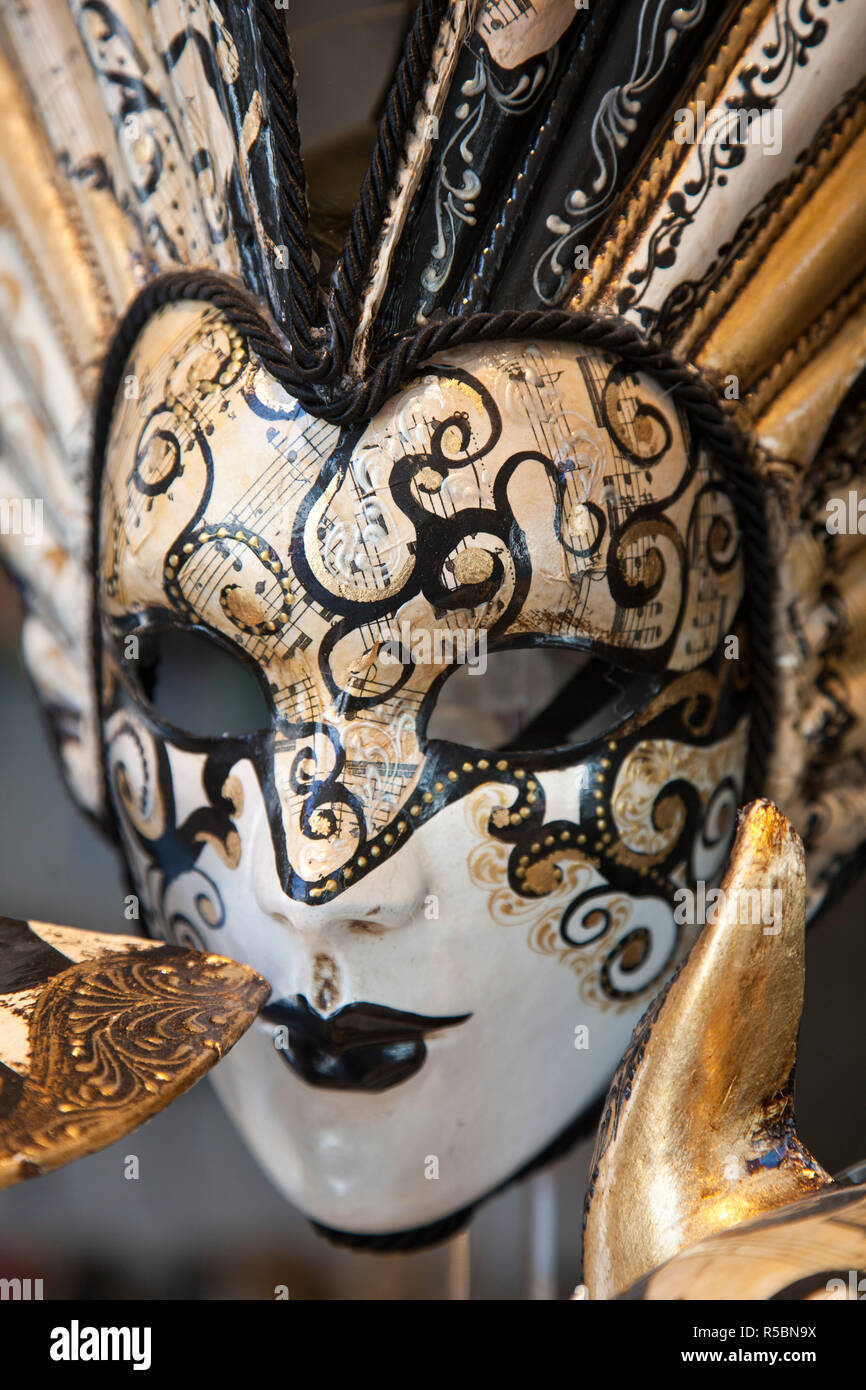 Karnevalsmaske, Venedig, Italien Stockfoto