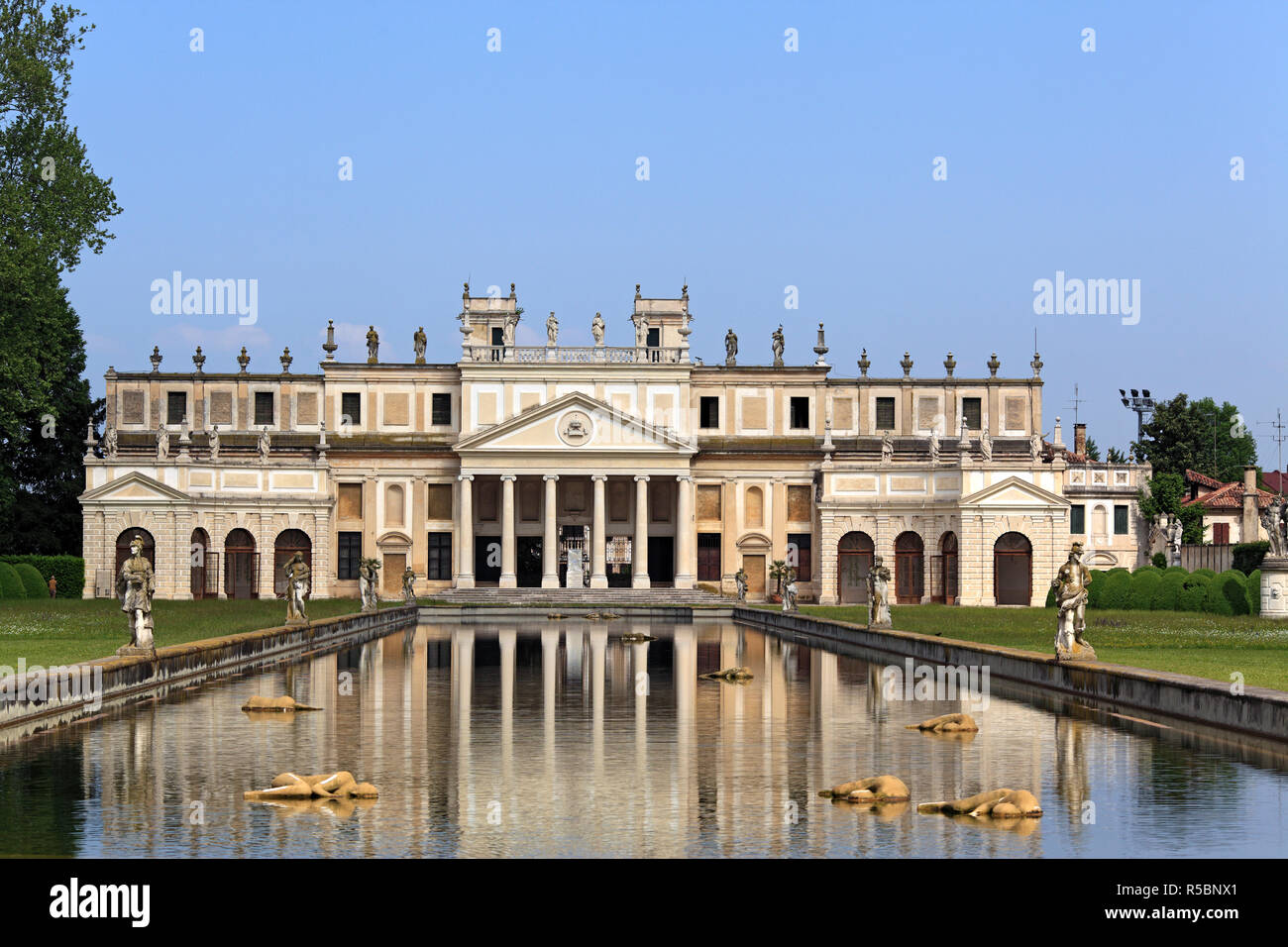 Barocke Villa Pisani in Stra, Veneto, Italien Stockfoto