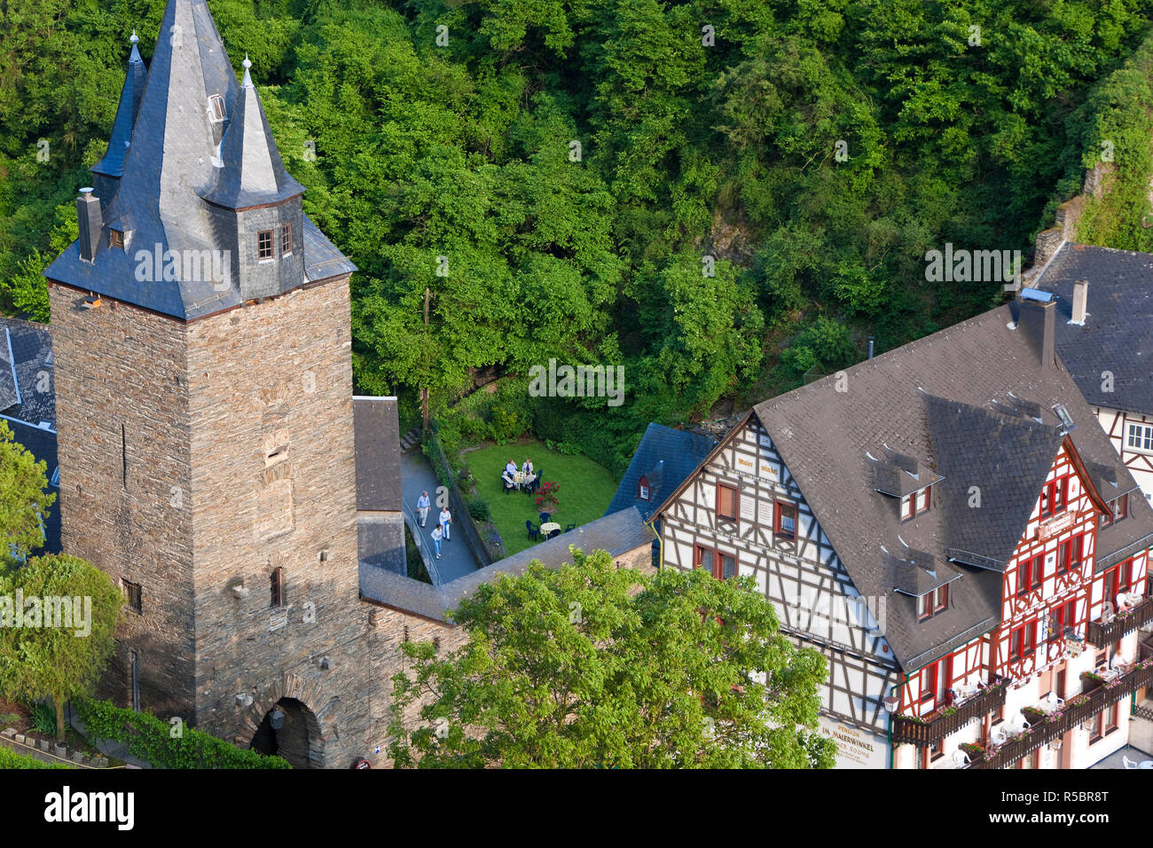 Bacharach, Rhein, Deutschland Stockfoto
