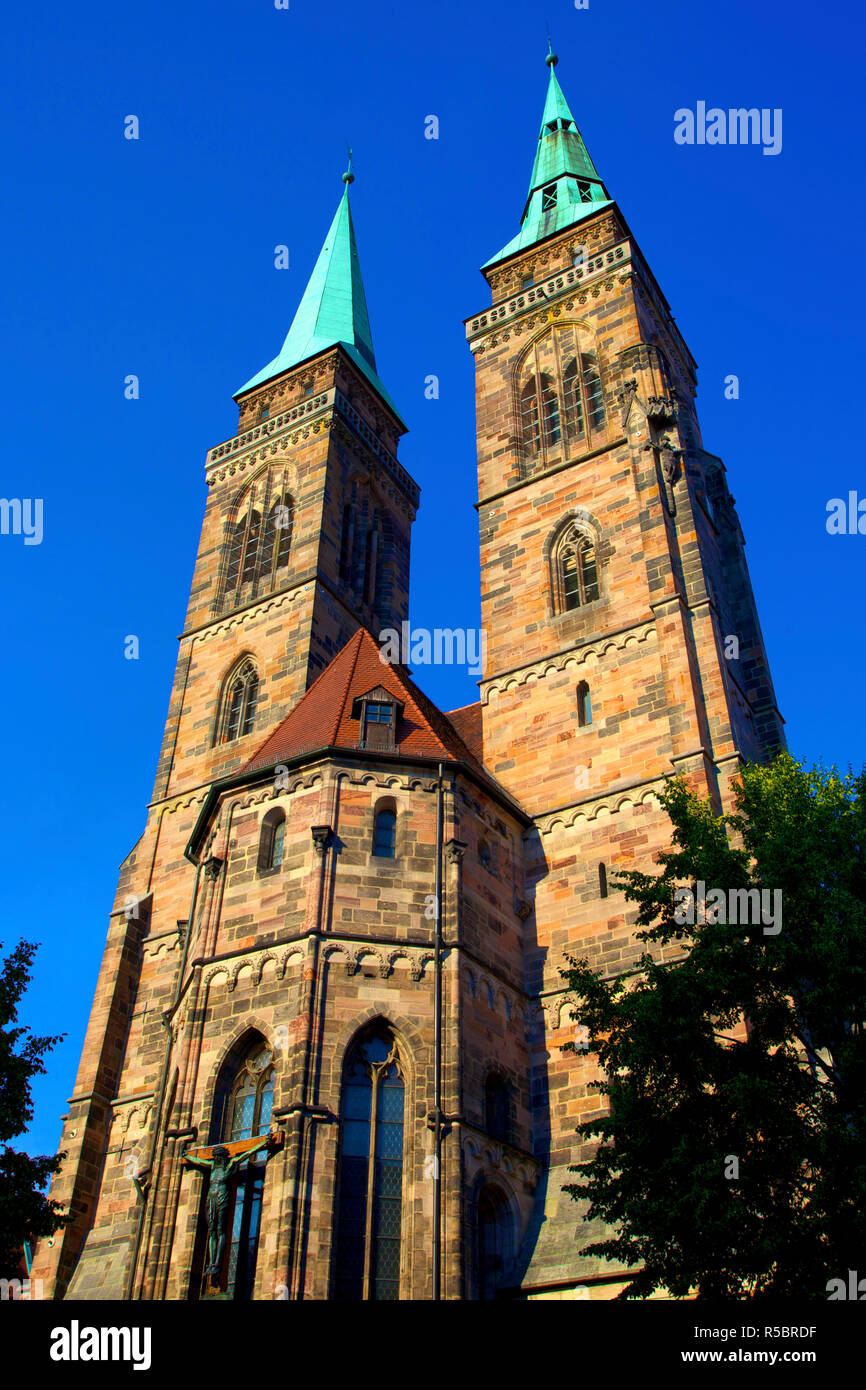 St. Sebald Kirche (St. Sebaldus Kirche), Nürnberg, Bayern, Deutschland Stockfoto