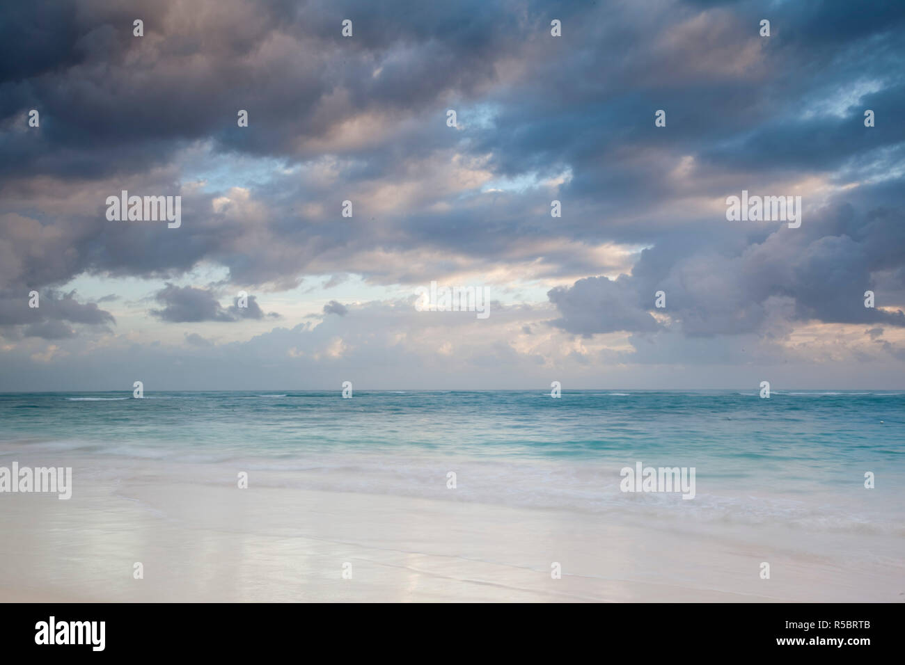 Dominikanische Republik, Punta Cana Region, Bavaro, Bavaro Strand Stockfoto