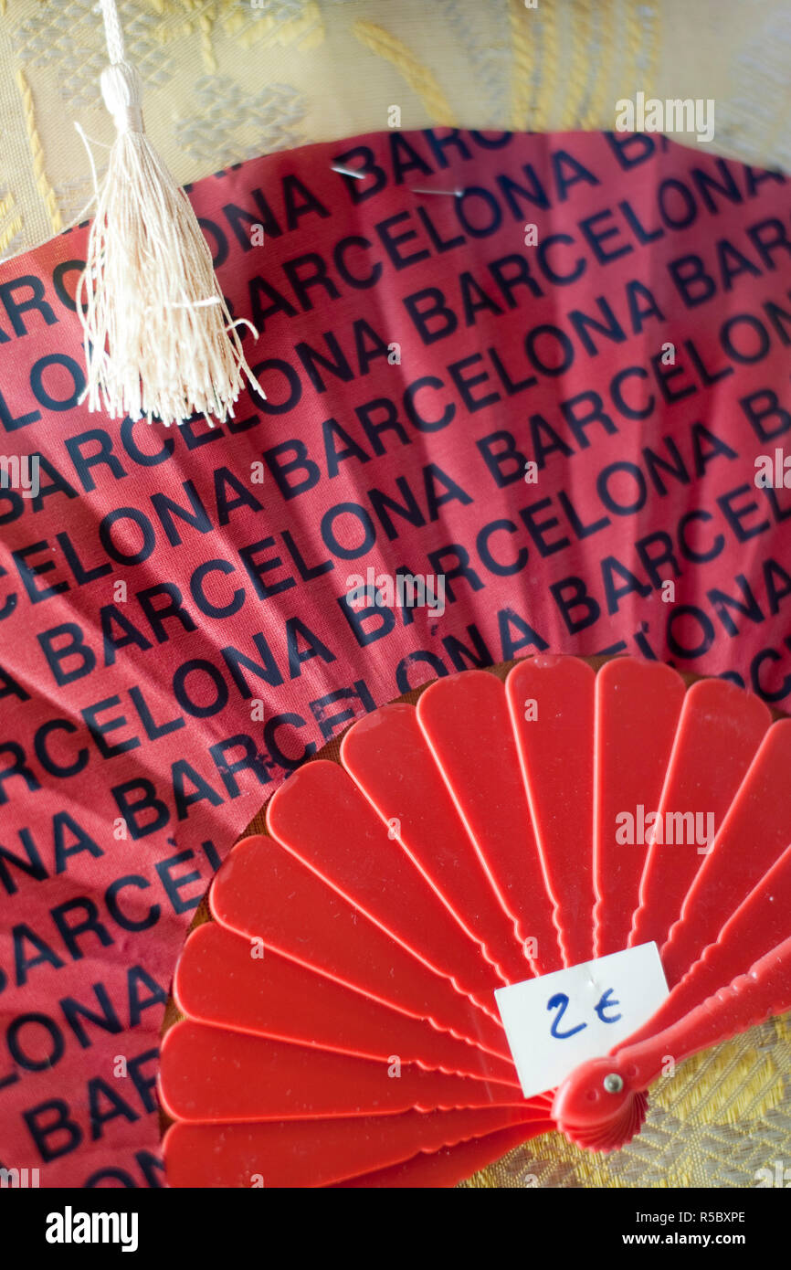 Spanisch Ventilator, Barcelona, Spanien Stockfoto