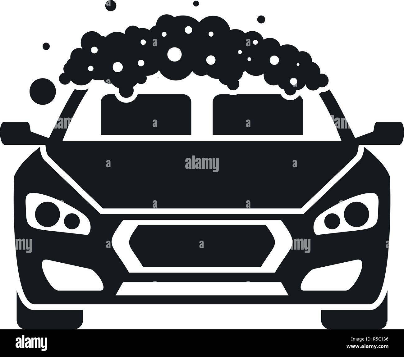 Symbol für „Auto-Schaumstoff reinigen“. Umriss sauber Auto Schaum  Vektor-Symbol für Web-Design isoliert auf weißem Hintergrund  Stock-Vektorgrafik - Alamy