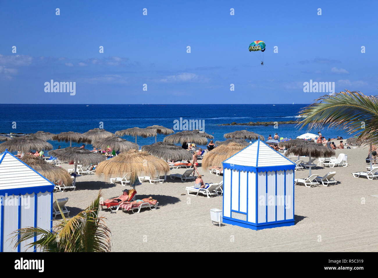 Kanarischen Inseln, Teneriffa, Costa Adeje, Playa del Duque (Duque Strand) Stockfoto