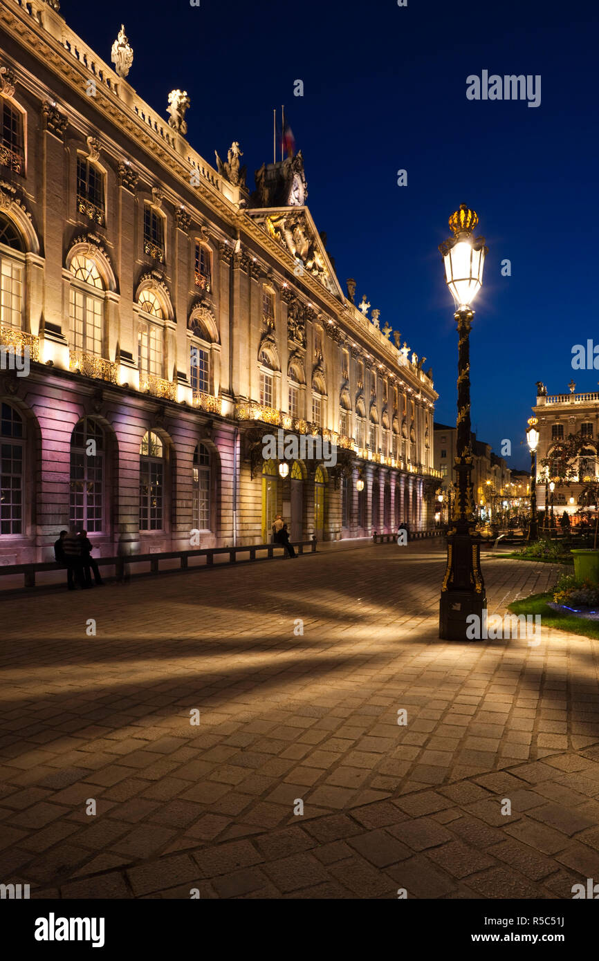 Frankreich, Meurthe-et-Moselle, Lothringen, Nancy, Ort Stanislaus, Abend Stockfoto