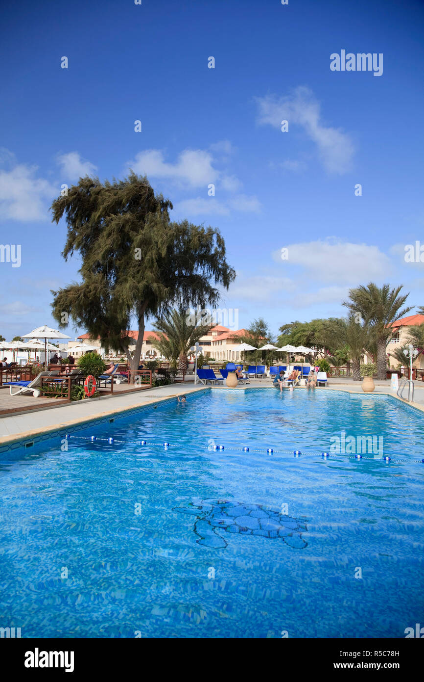 Kapverden, Sal, Santa Maria, Hotel Morabeza Stockfoto
