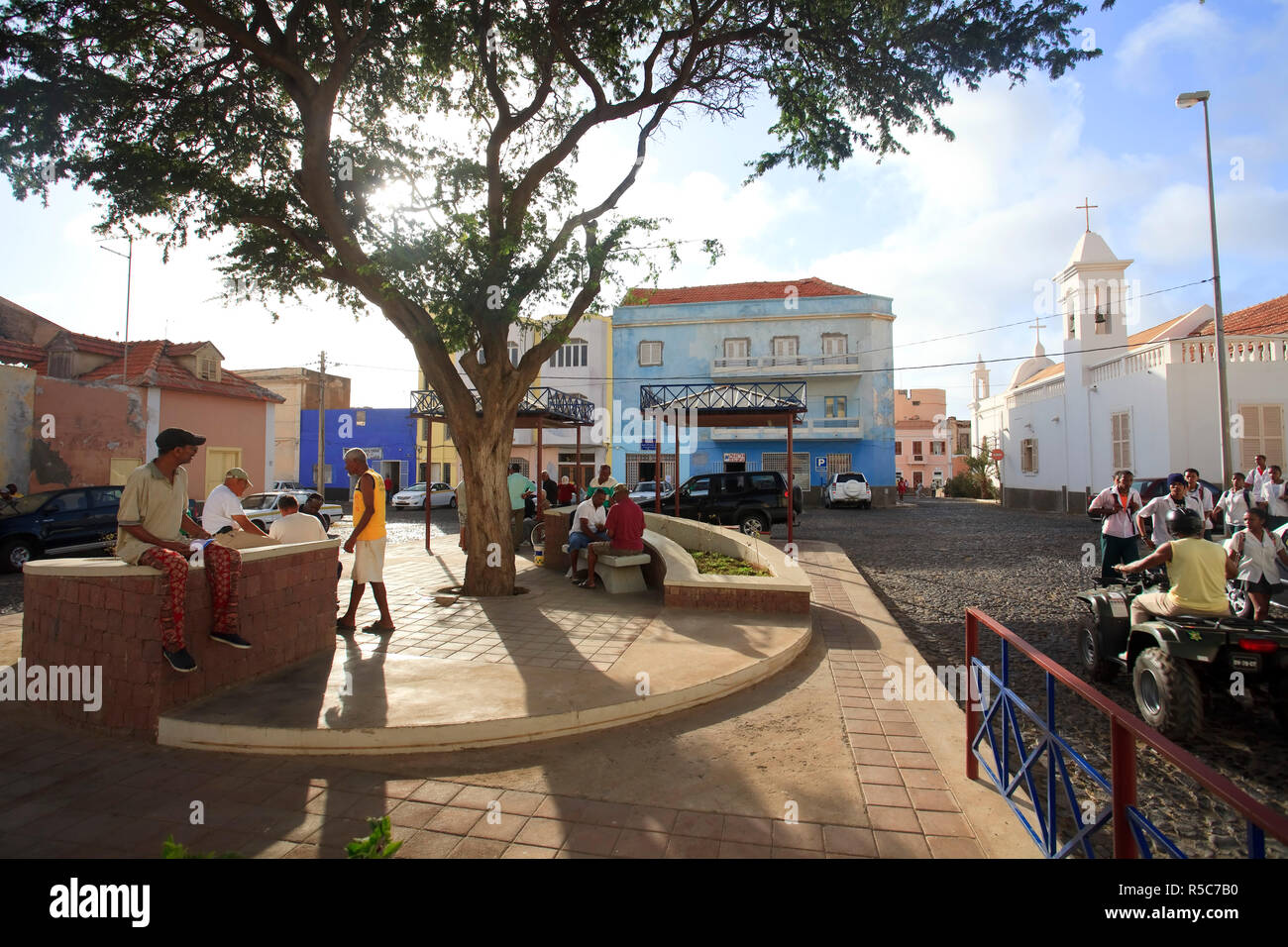 Kap Verde, Sao Vicente, Mindelo, der lokalen Bevölkerung Stockfoto