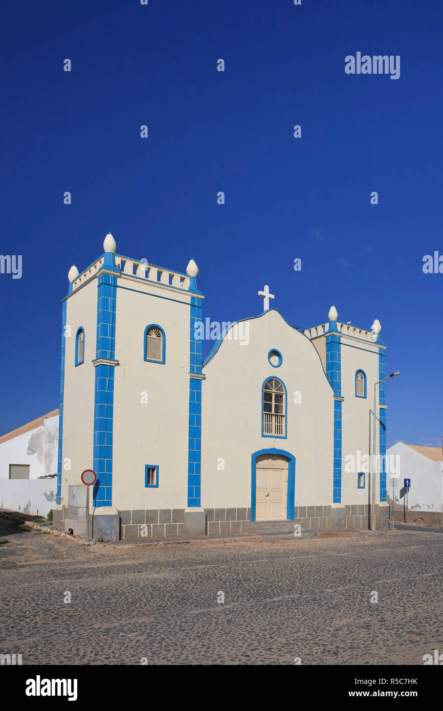 Kap Verde, Boavista, Stadt von Sal Rei. Stockfoto