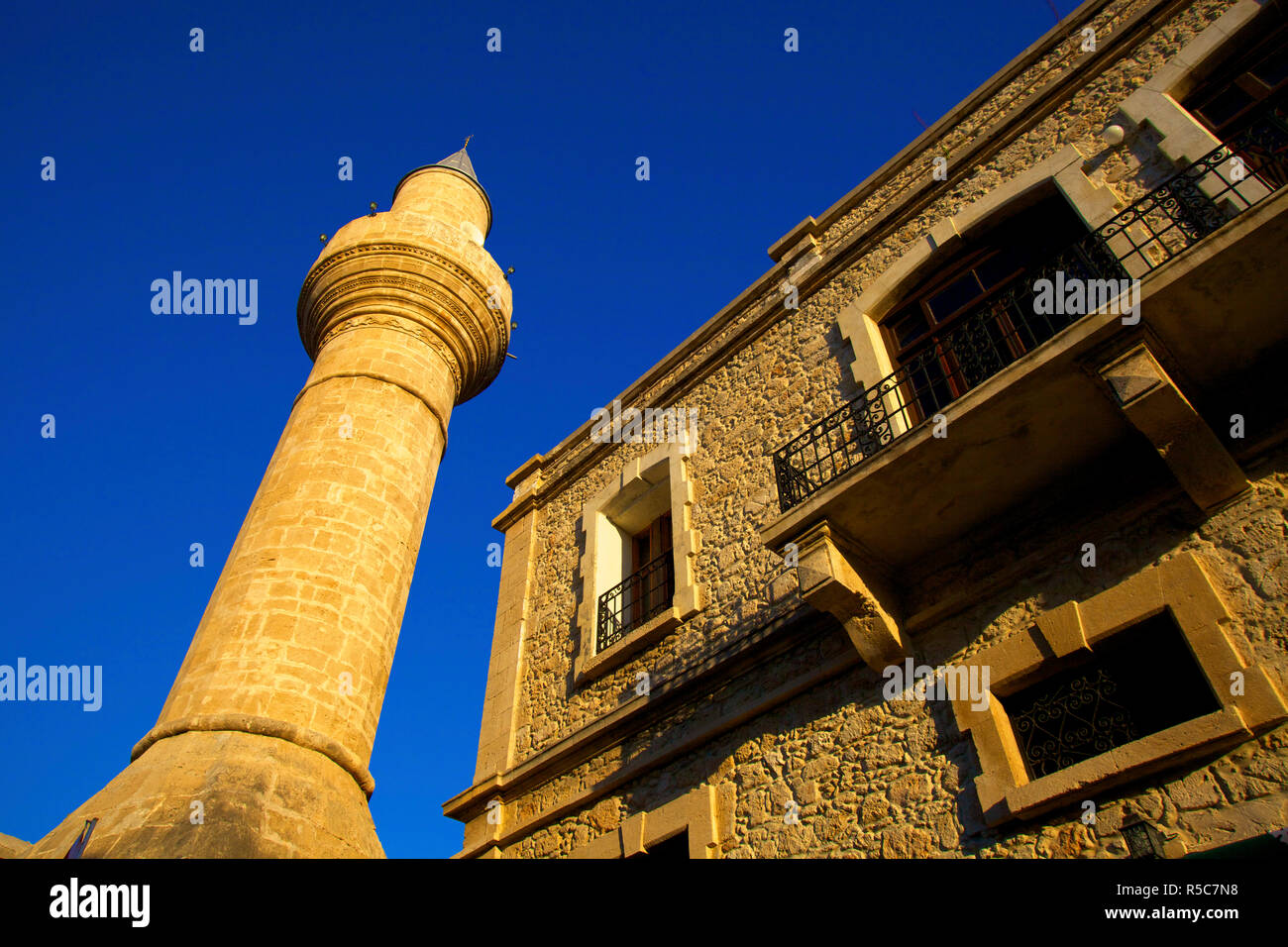 Djafer-Pascha-Moschee (Cafer Pasa Camii), Kyrenia, Nordzypern Stockfoto