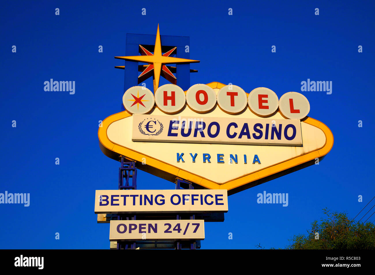Casino, Nördlich Zypern Stockfoto