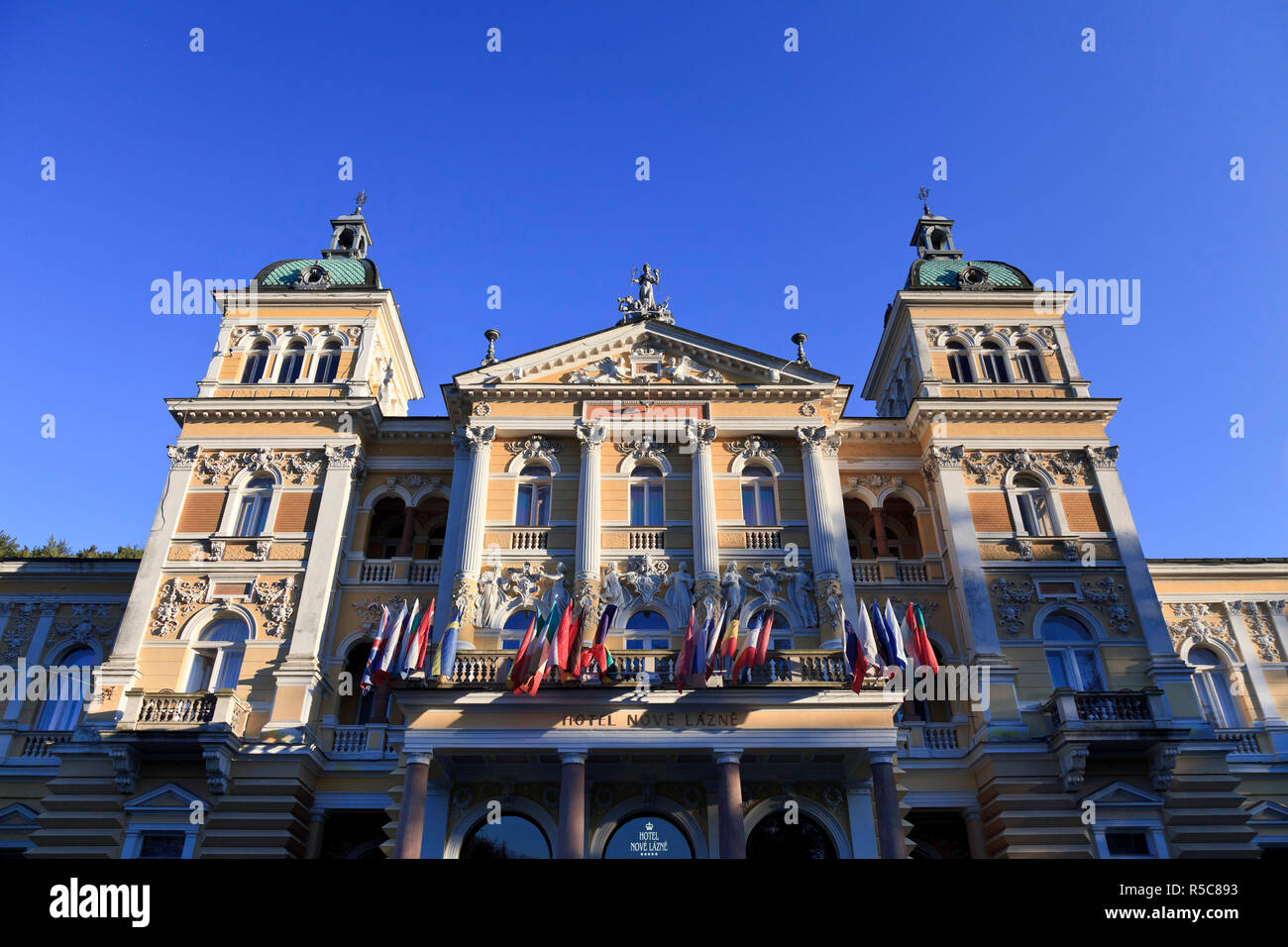Tschechien, Marienbad, Nove Lazne Spa Resort Stockfoto