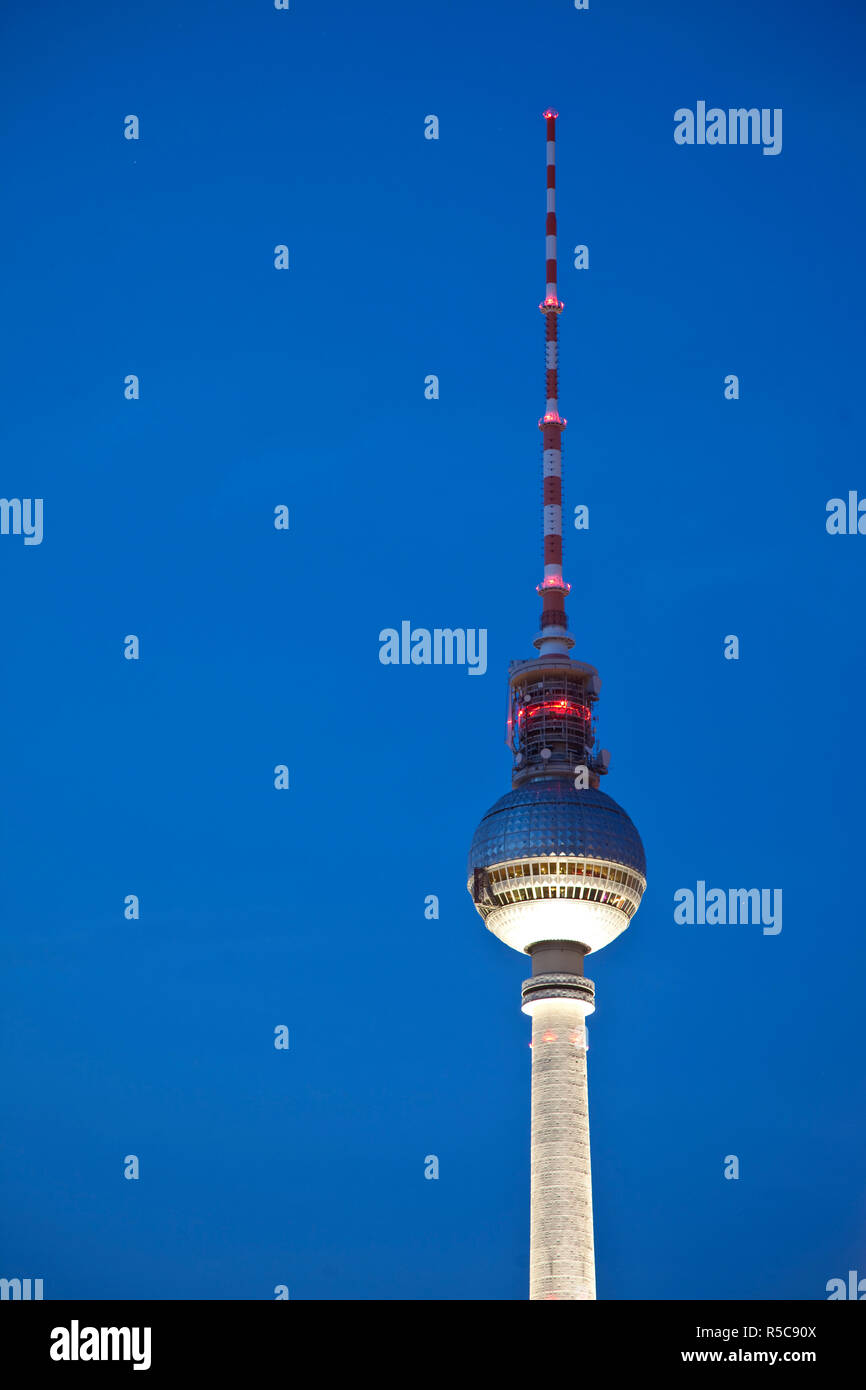 Fernsehturm (Fernsehturm), Berlin, Deutschland Stockfoto