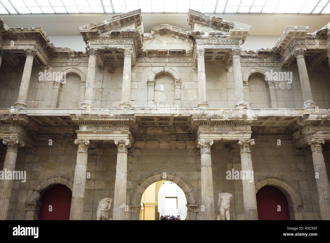Markttor von Milet, Pergamon Museum, Berlin, Deutschland Stockfoto