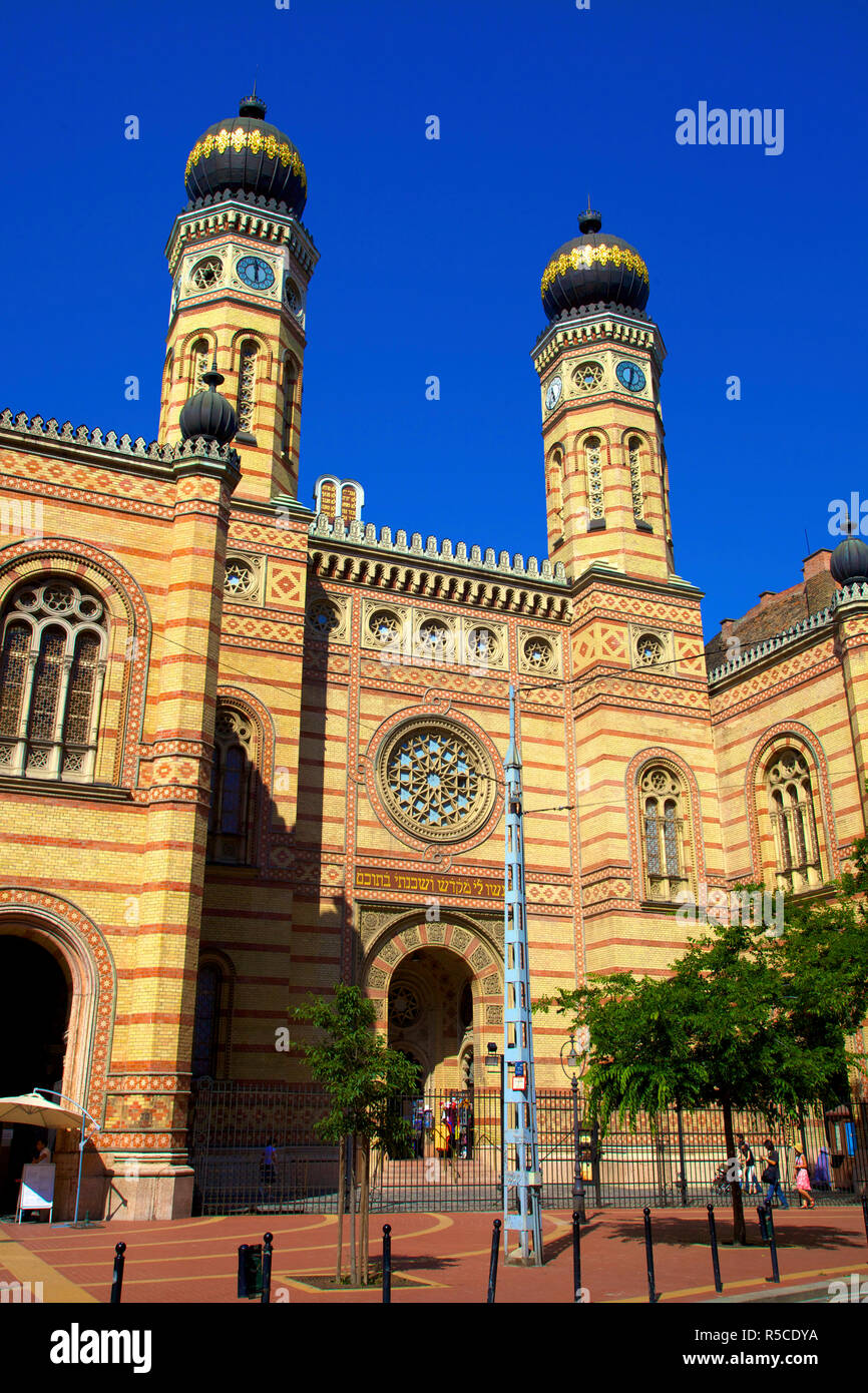 Dohany Synagoge (größte Synagoge in Europa), Budapest, Ungarn Stockfoto