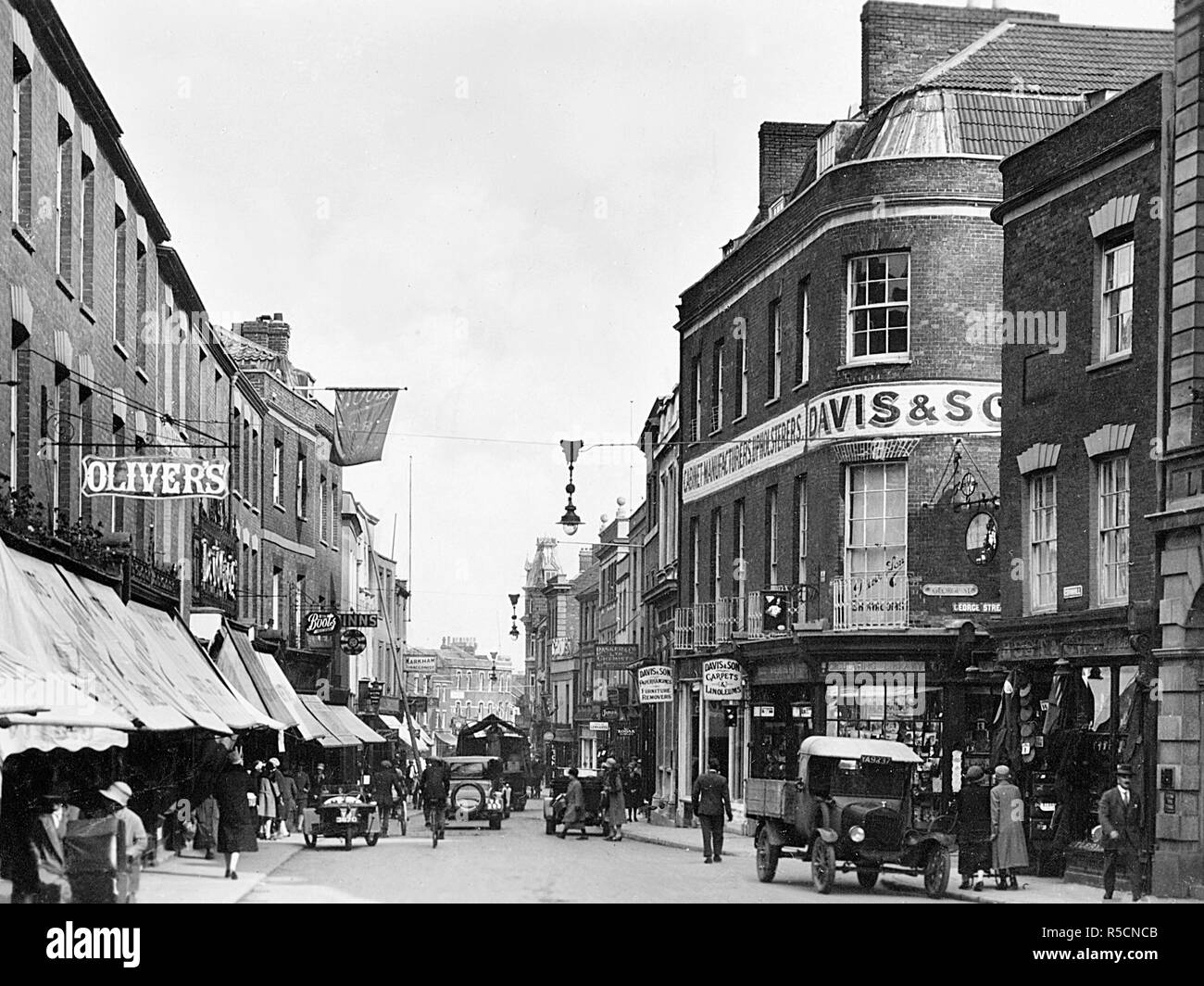 Fore Street, Bridgwater Stockfoto