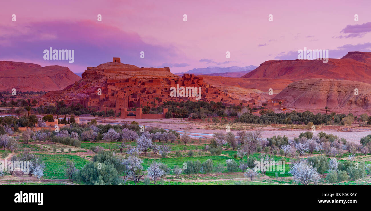 Ait Benhaddou, Atlasgebirge, Marokko Stockfoto