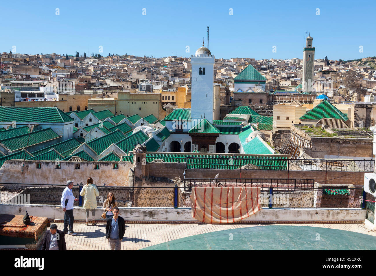 Die Karaouiyine Moschee, der Medina Fes, Marokko Stockfoto