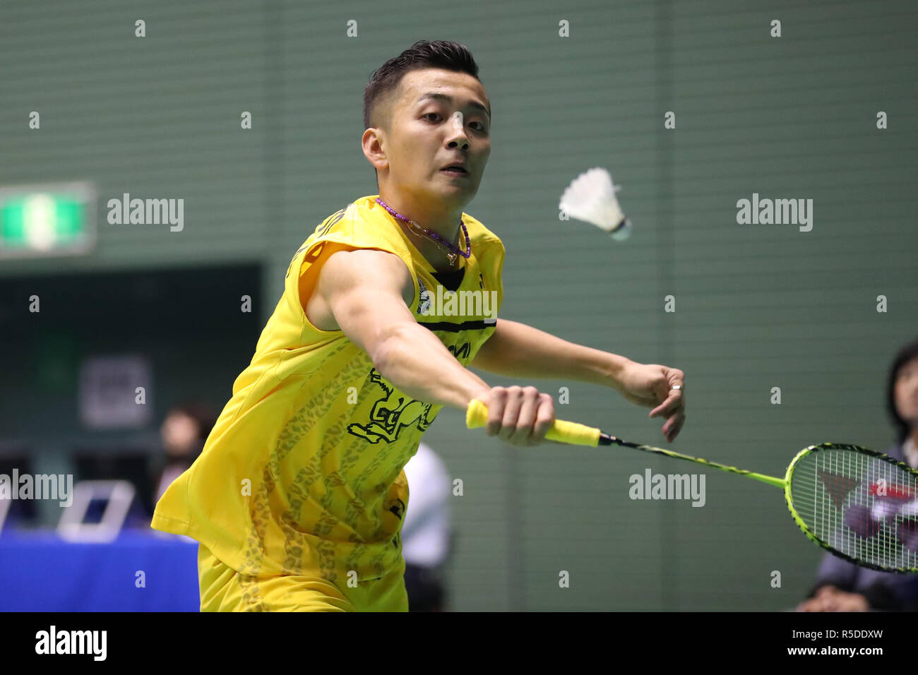 Komazawa Gymnasium, Tokio, Japan. 30 Nov, 2018. Kenta Nishimoto, 30. November 2018 - Badminton: Die 72 All Japan Badminton Meisterschaften 2018 Herren Einzel 3. Runde an der Komazawa Gymnasium, Tokio, Japan. Credit: YUTAKA/LBA SPORT/Alamy leben Nachrichten Stockfoto