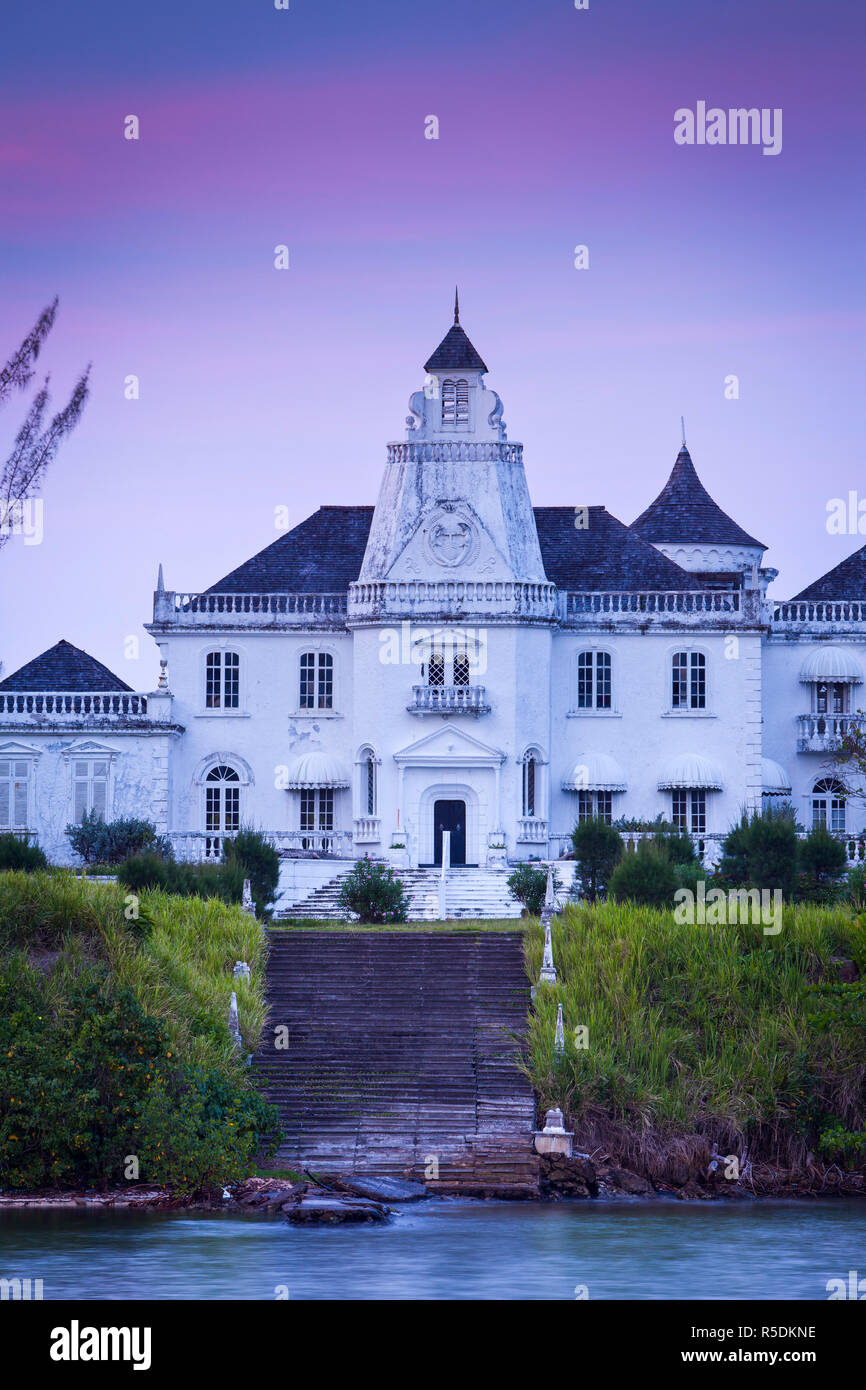 Tridant Schloss, Port Antonio, Portland, Jamaica Stockfoto
