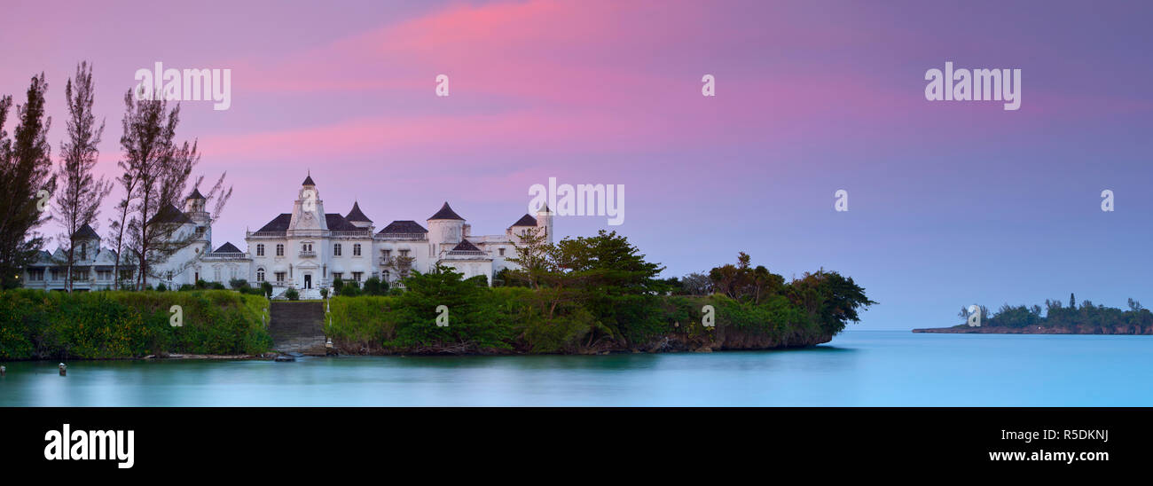 Tridant Schloss, Port Antonio, Portland, Jamaica Stockfoto