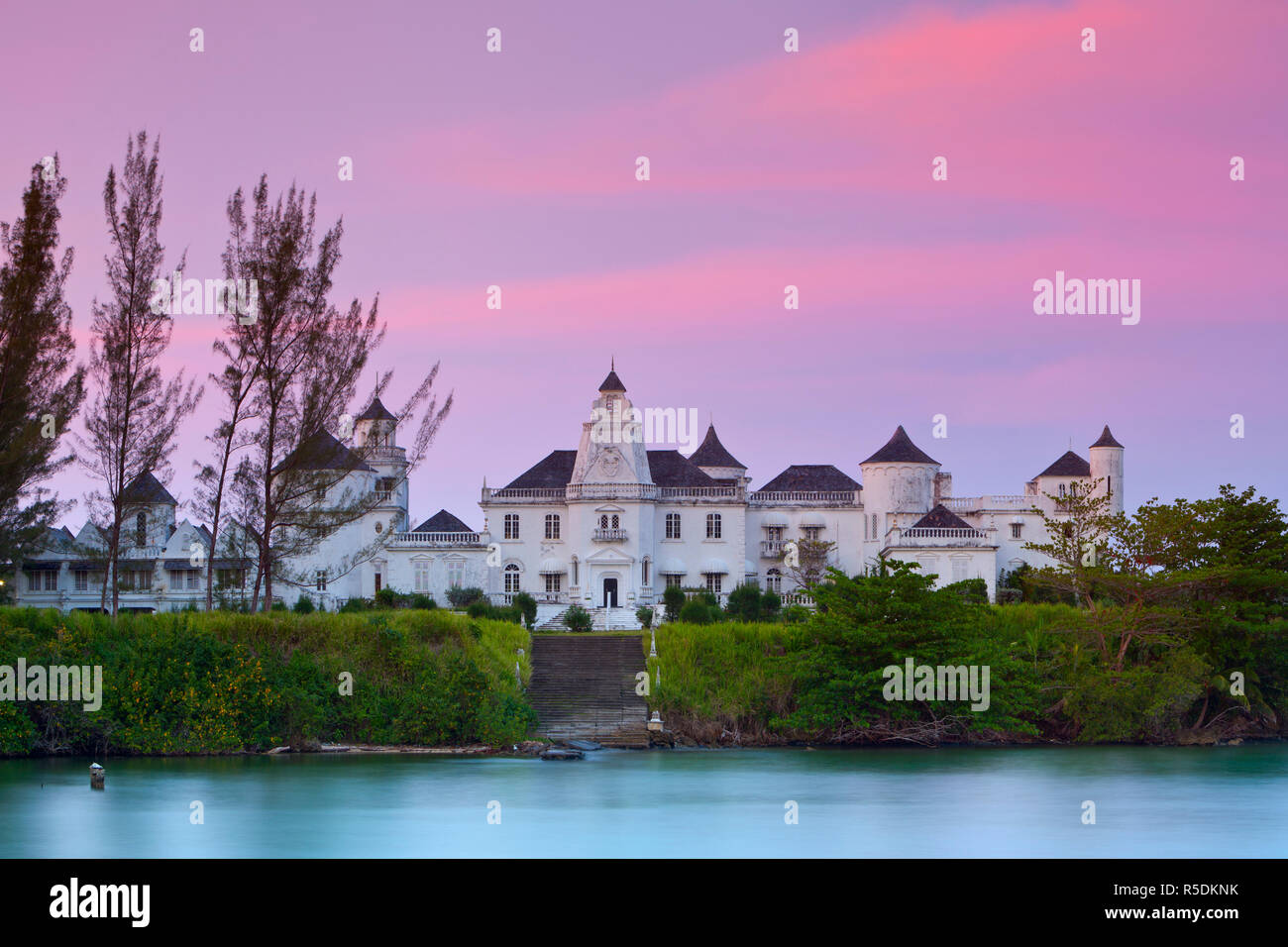 Tridant Schloss, Port Antonio, Portland, Jamaica Stockfoto