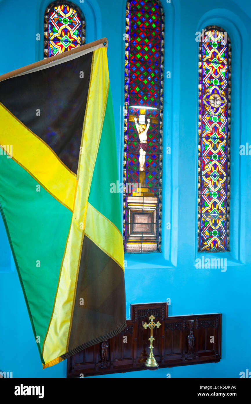 Christus Kirche, Port Antonio, Portland Parish, Jamaika, Karibik Stockfoto