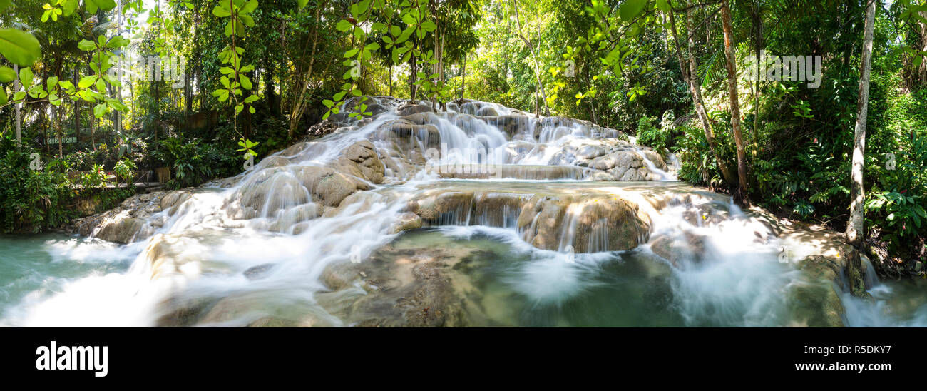 Dunns River Falls, Ocho Rios, St. Ann Pa, Jamaika, Karibik Stockfoto
