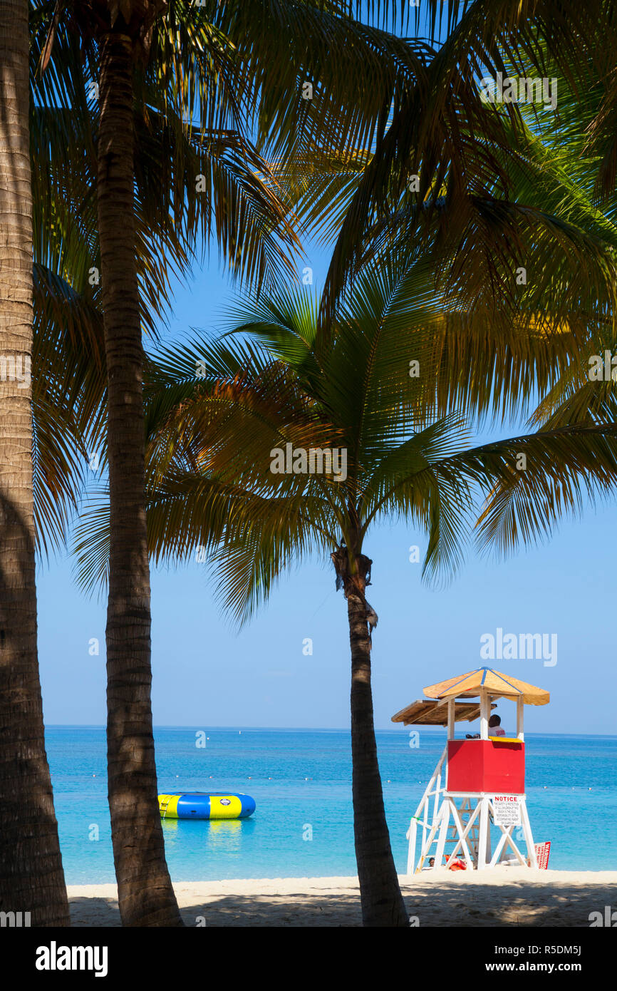 Doctor's Cave Beach, Montego Bay, St. James Parish, Jamaika Stockfoto