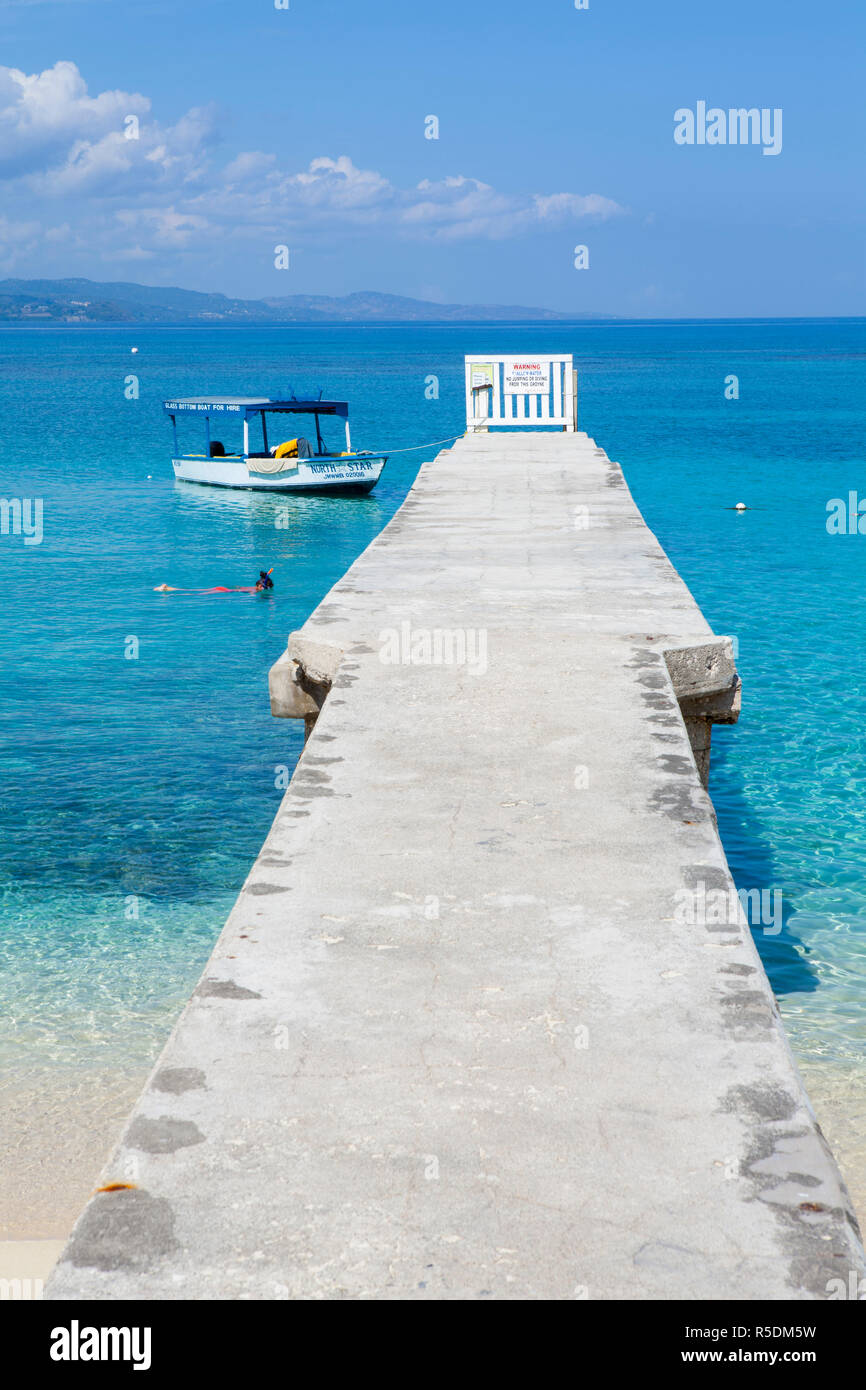 Doctor's Cave Beach, Montego Bay, St. James Parish, Jamaika Stockfoto