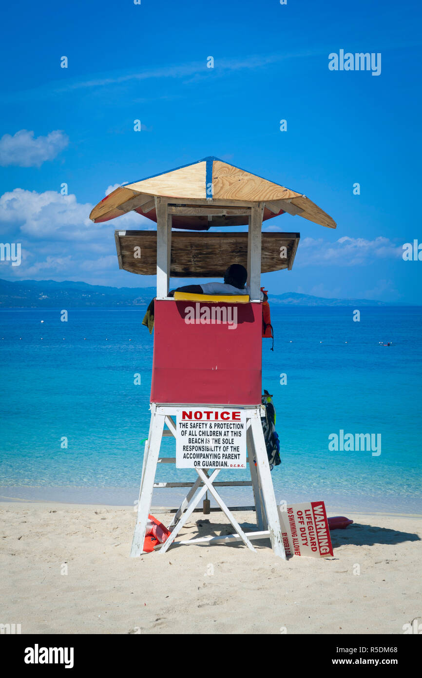 Doctor's Cave Beach, Montego Bay, St. James Parish, Jamaika Stockfoto