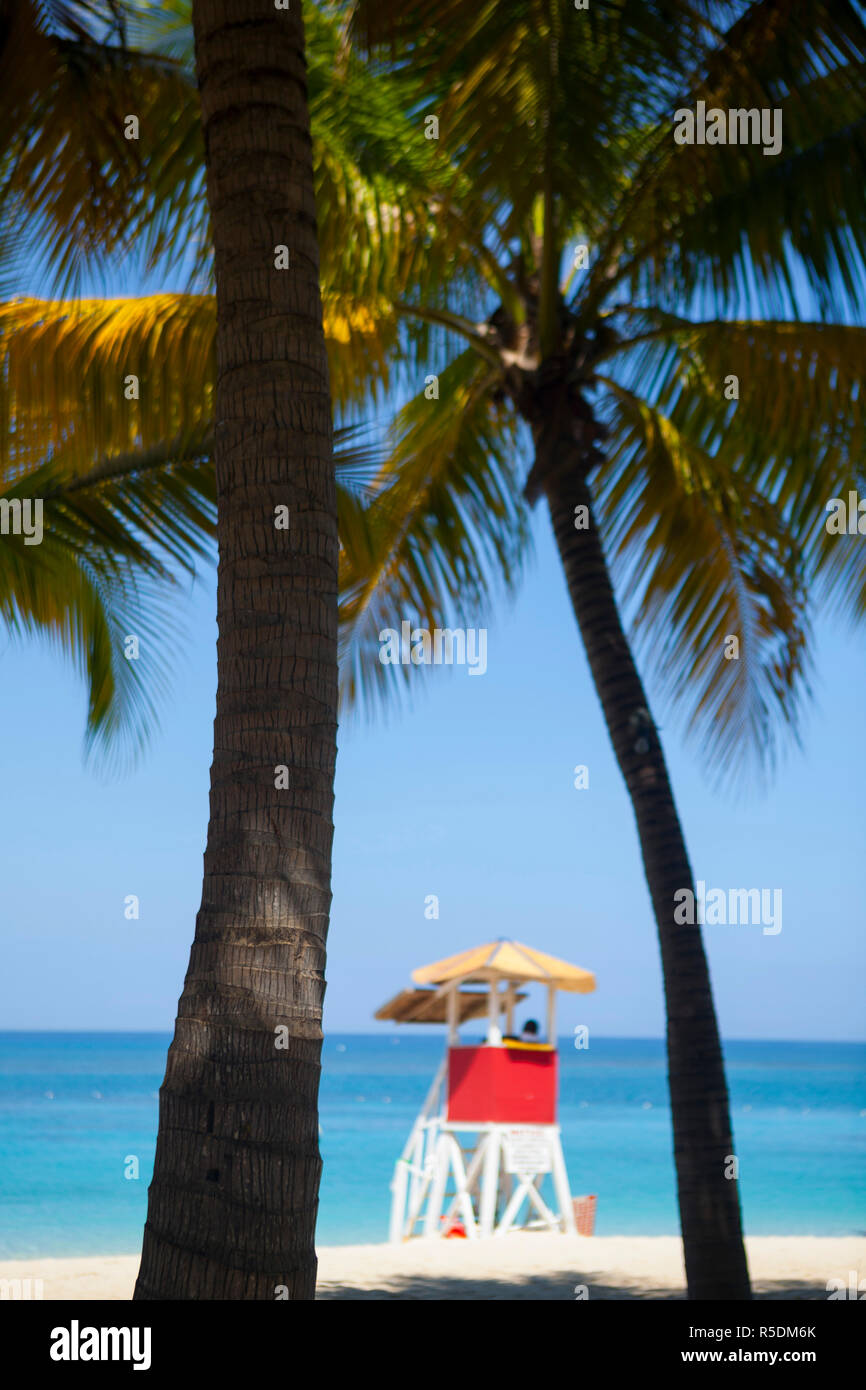 Doctor's Cave Beach, Montego Bay, St. James Parish, Jamaika Stockfoto