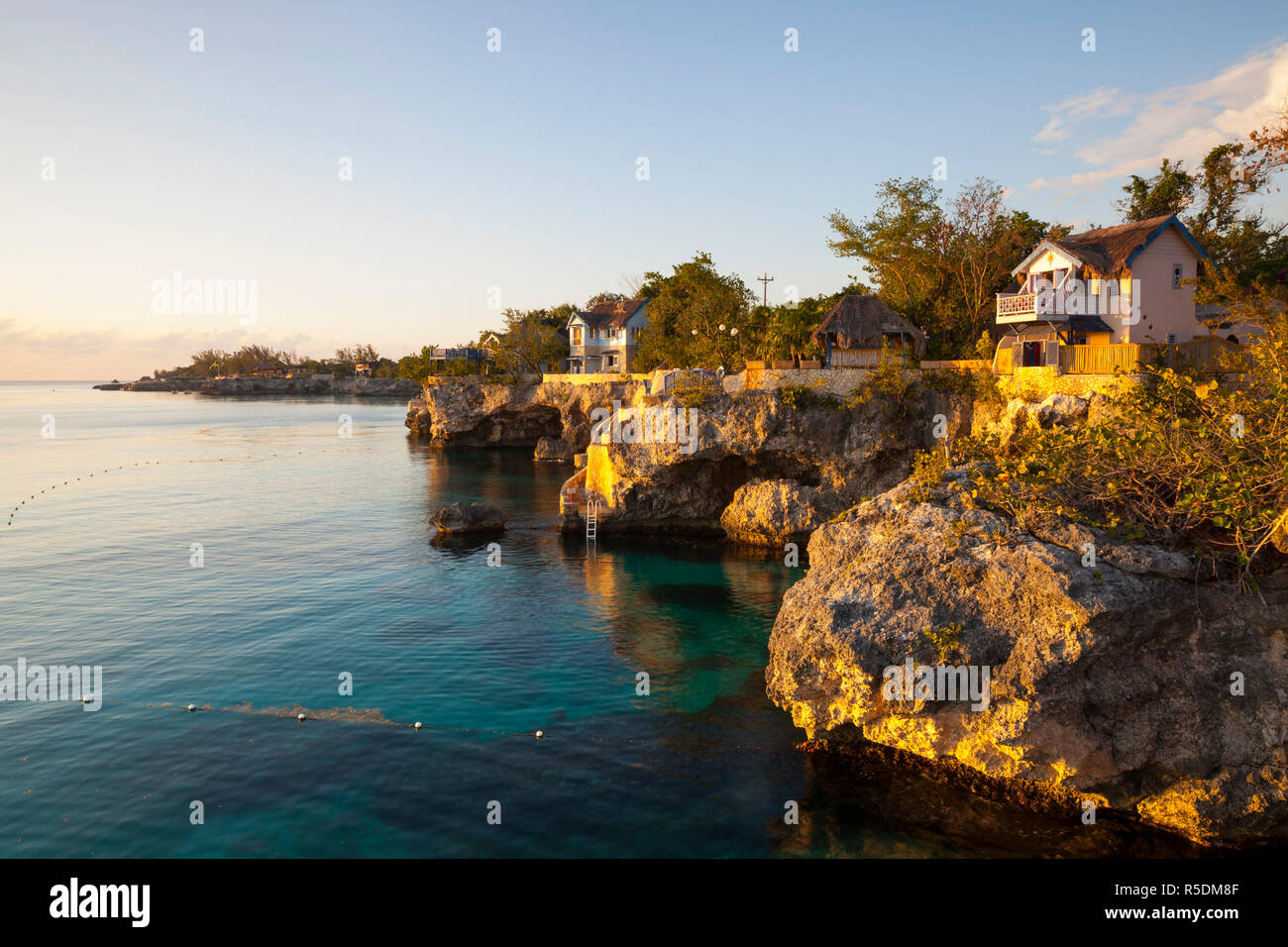 Die idyllische West End, Negril, Westmoreland, Jamaika Stockfoto