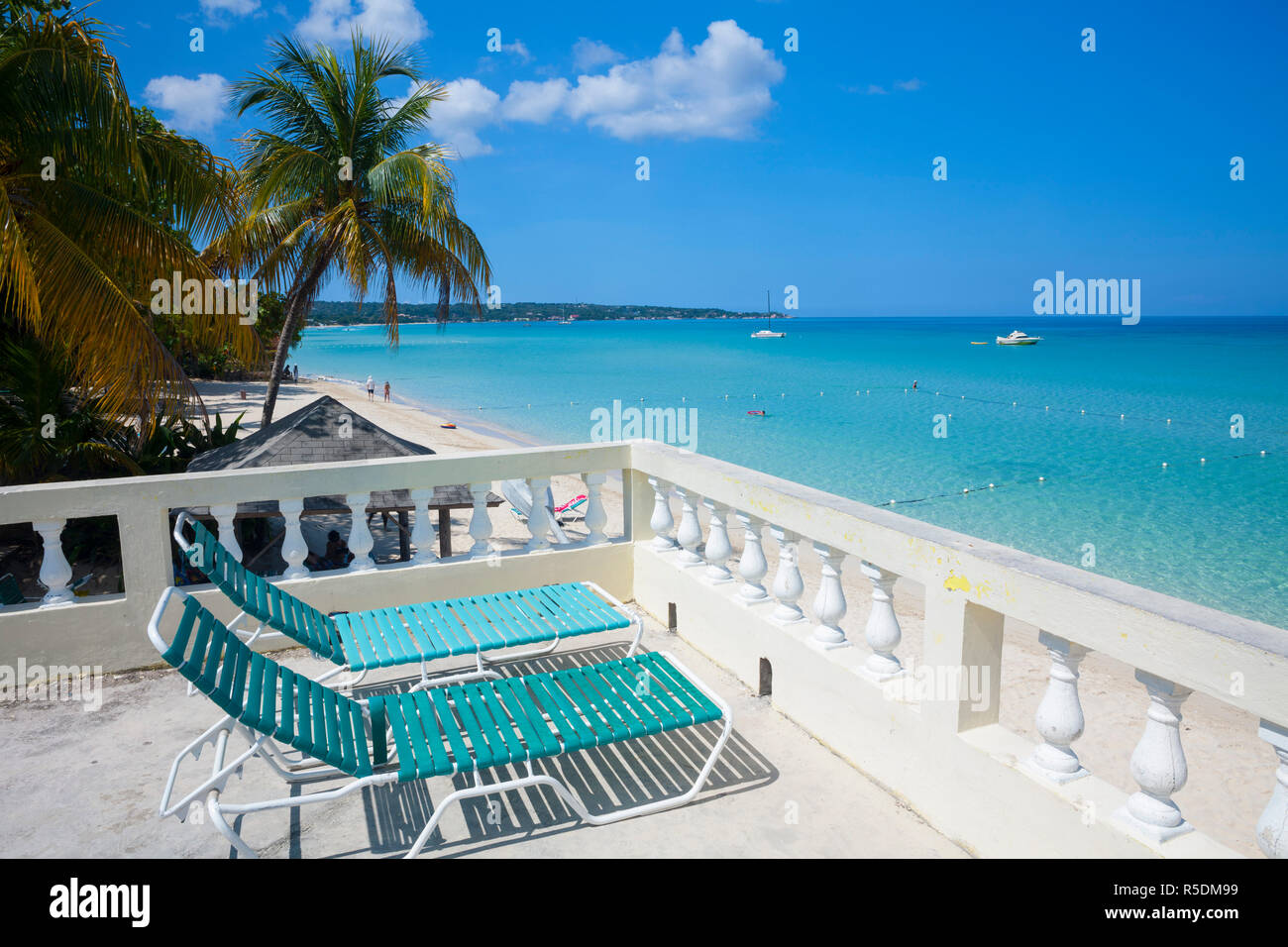 Long Bay, Negril, Westmoreland, Jamaika Stockfoto