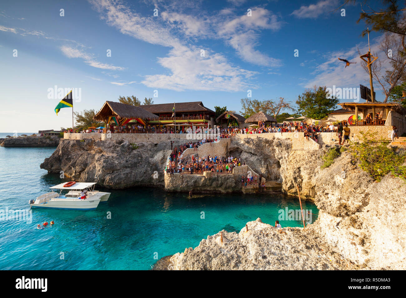 Ricks Cafe, Negril, Westmoreland Parish, Jamaika, Karibik Stockfoto