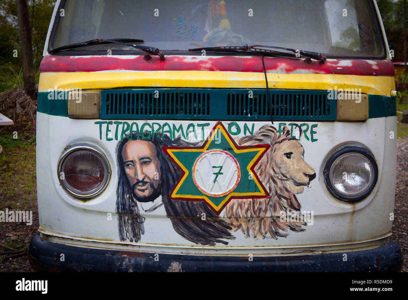 Vw Van Rasta Alte Rastafari VW Bus, Blue Mountains, Kingston, St. Andrew Parish ...