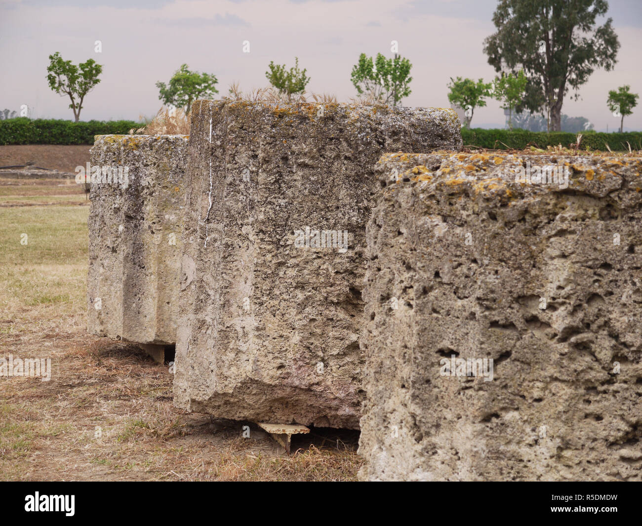 Metaponto Archaeological Park, Provinz von Matera, Italien Stockfoto