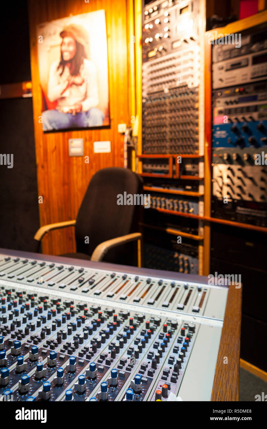 Tuff Gong Recording Studios, Kingston, St. Andrew Parish, Jamaika, Karibik Stockfoto