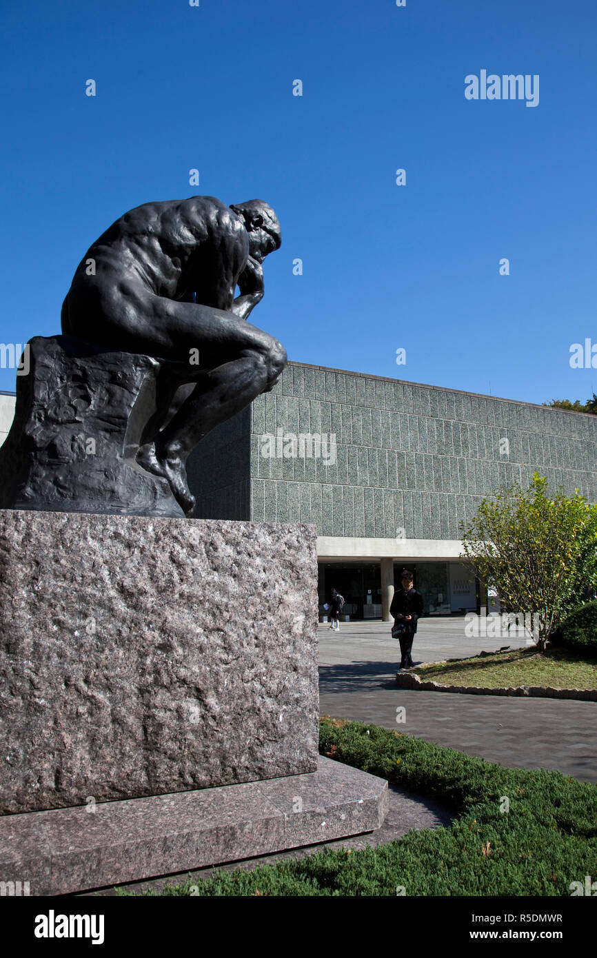 National Museum der westlichen Kunst, Ueno Park, Tokio, Japan Stockfoto