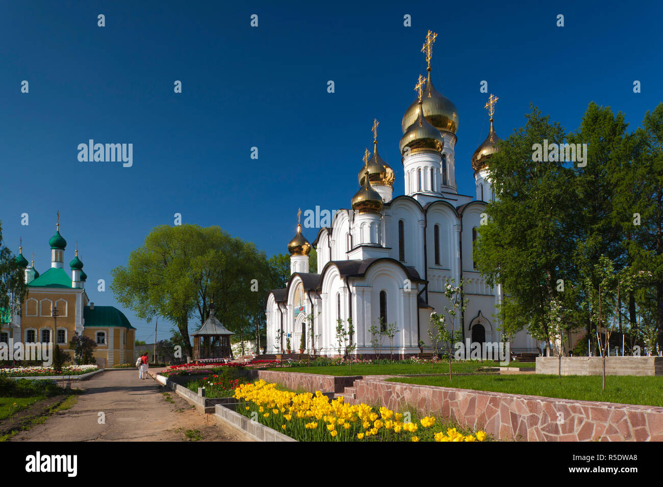 Russland, Yaroslavl Oblast, Goldener Ring, Pereslawl-Salesskij, Nikolski Womens Kloster Stockfoto
