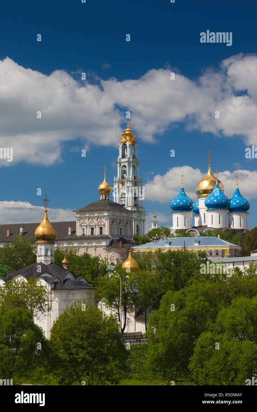 Russland, Moskau, Goldener Ring, Sergiev Posad, Trinity Kloster St. Sergius Stockfoto