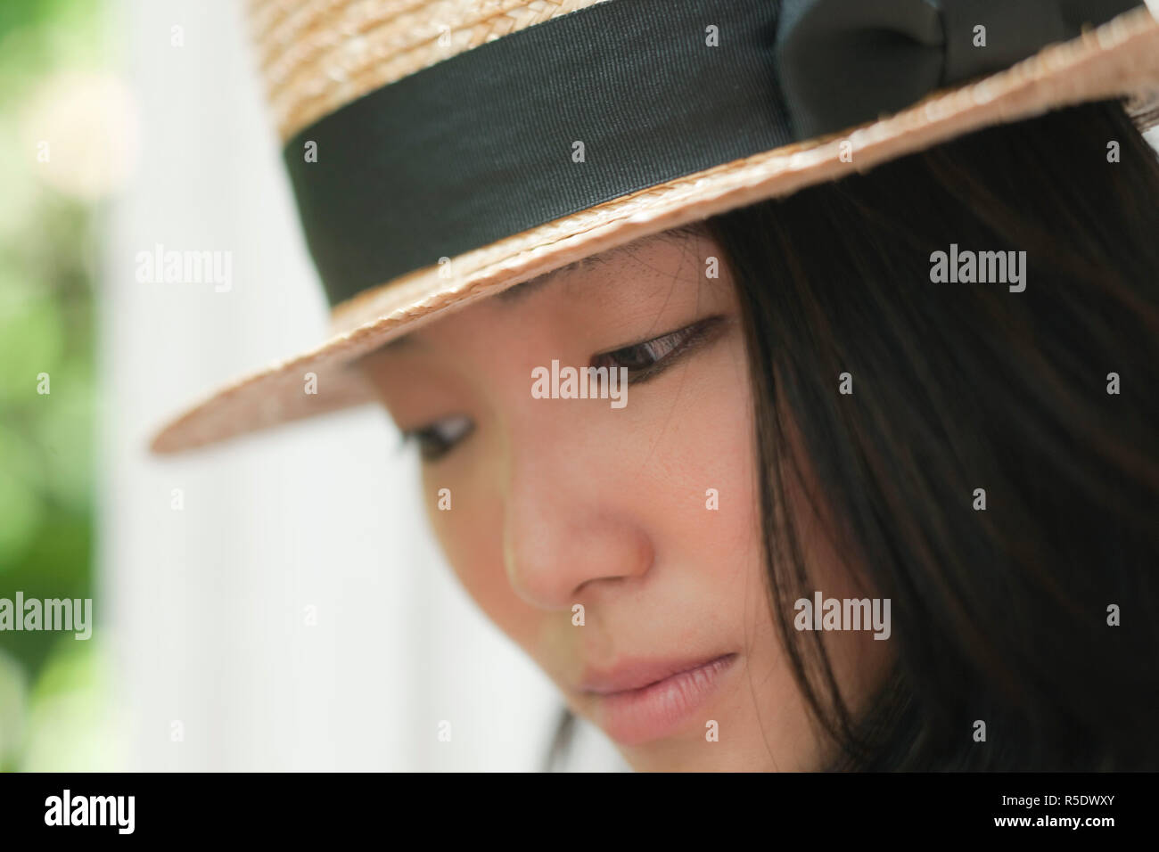 Asiatische Frau, Singapur Stockfoto