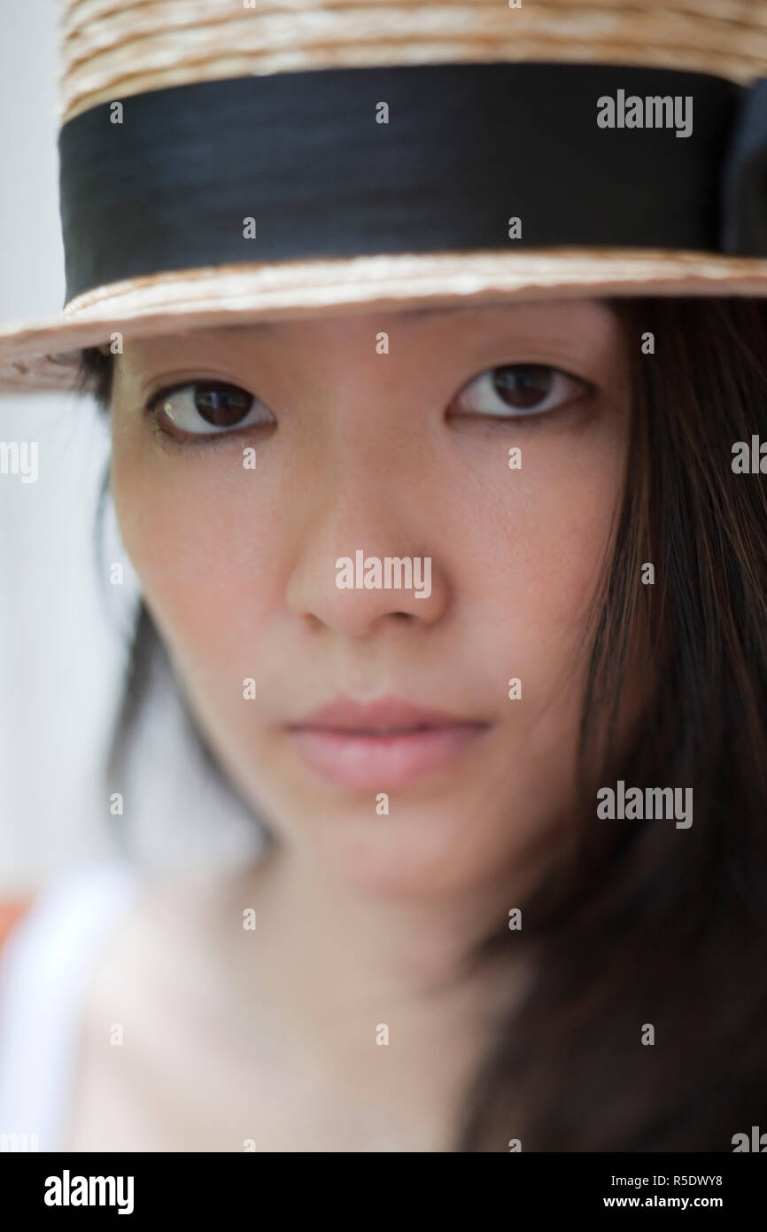 Asiatische Frau, Singapur Stockfoto