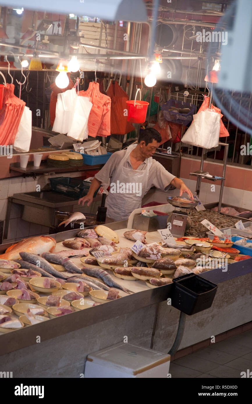 Markt in China Town, Singapur Stockfoto