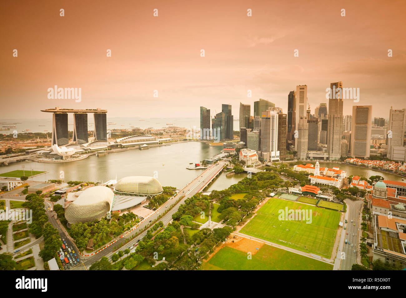 Central Business District, Singapur Stockfoto