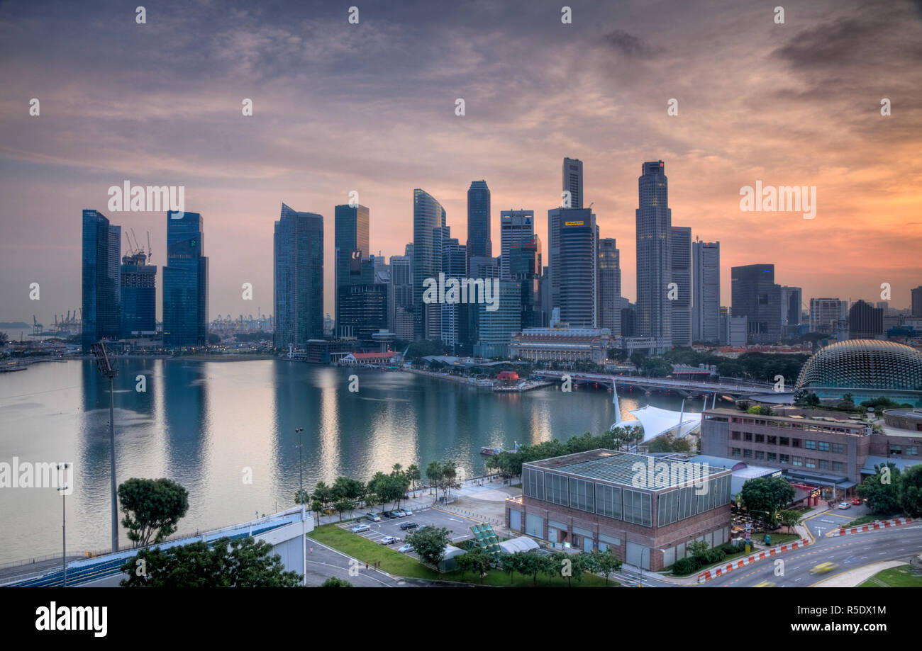 Central Business District, Singapur Stockfoto